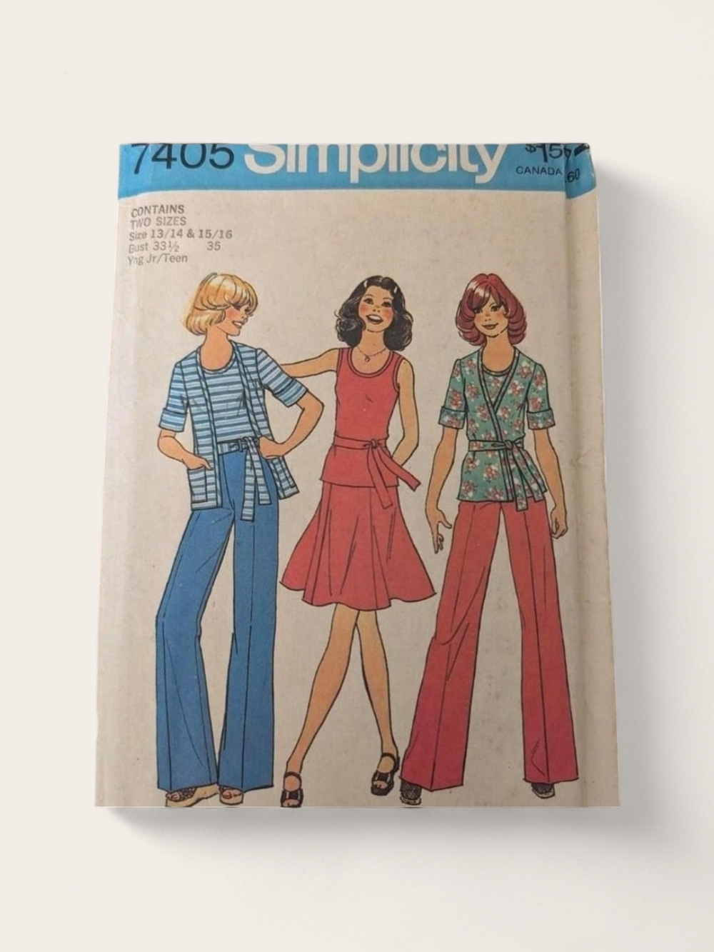 1976 Simplicity Sewing Pattern